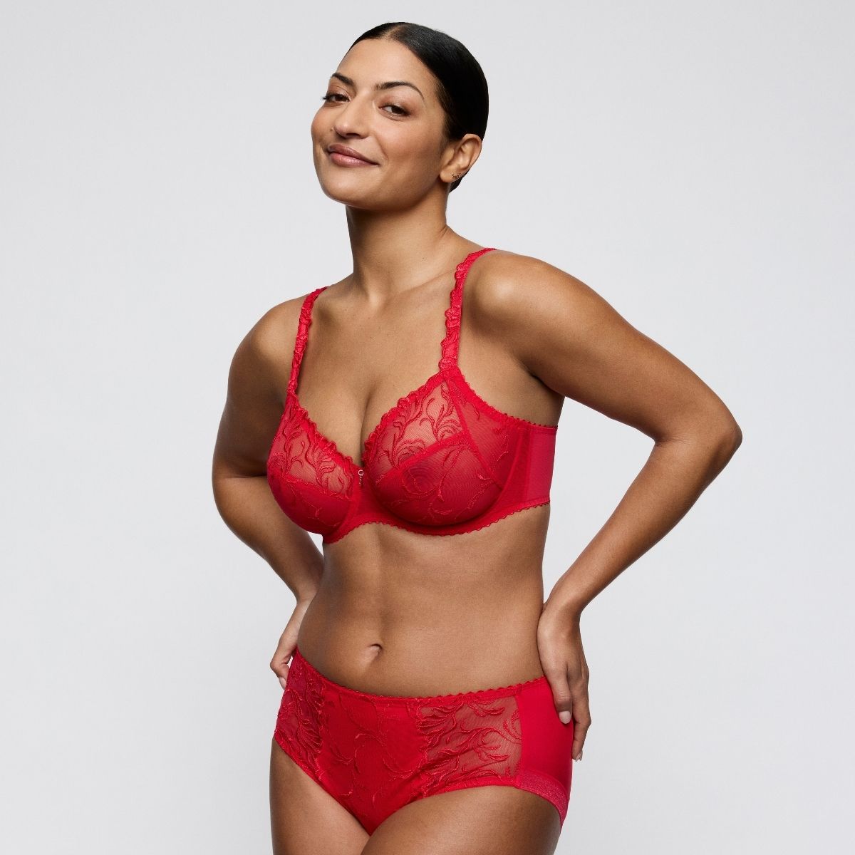 PrimaDonna Solisse full-cup BH, rød - 0163640 - TRR - True Red