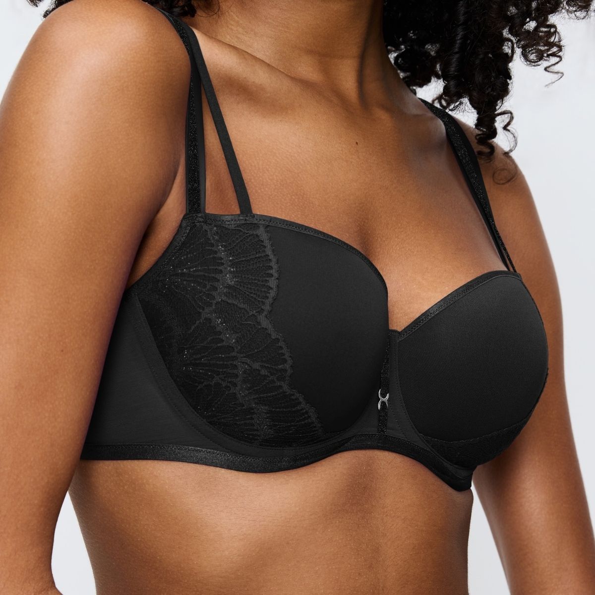 Triumph Palina Moonlight Kiss BH med bøjle, sort - 10224803 - 0004 - Black