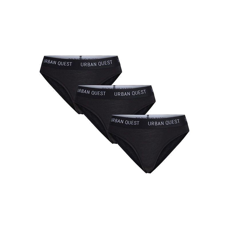 Urban Quest 3-Pack Bamboo - Black - 1180-9000