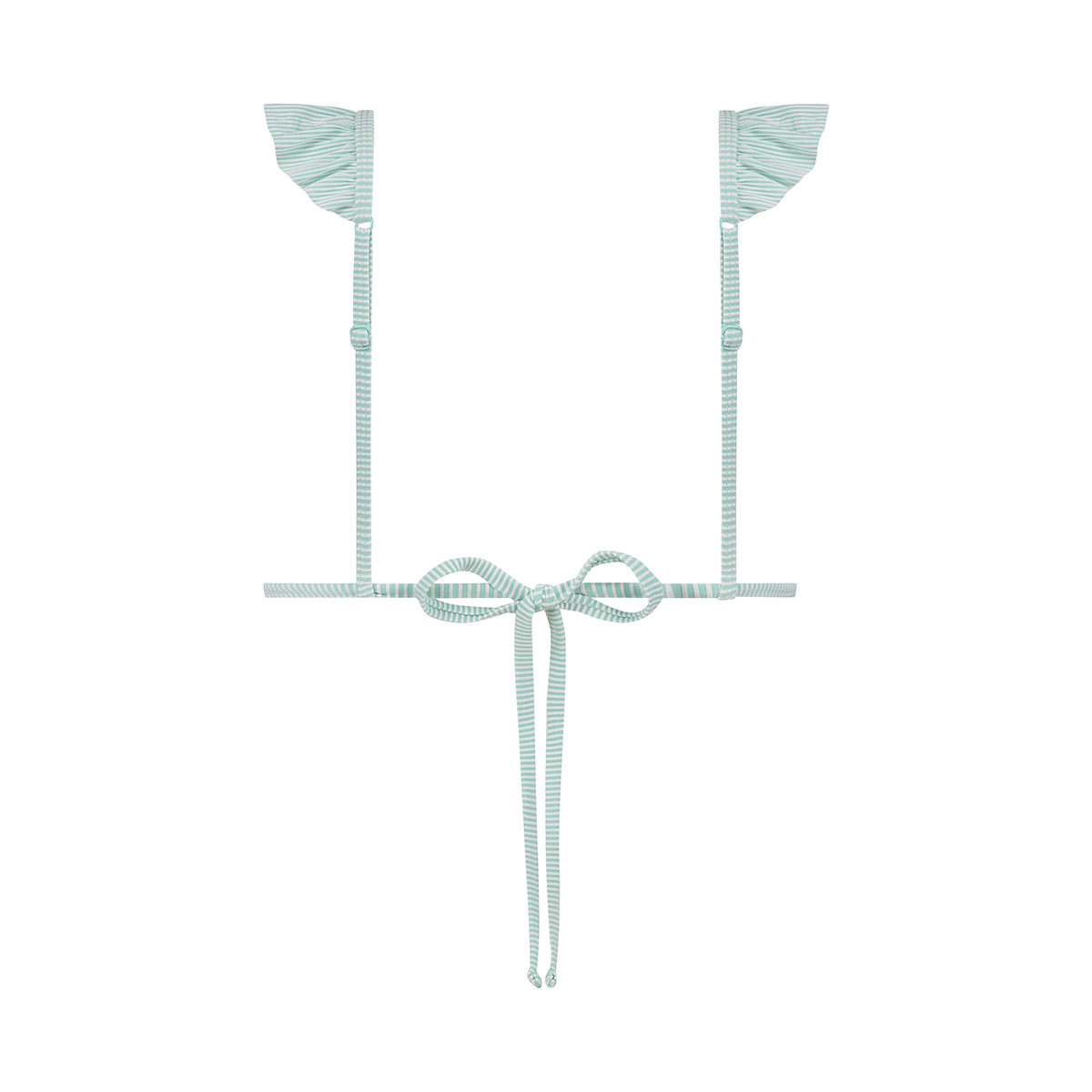 Hunkemöller Fiji Rib Triangle - Eggshell Blue - 205619-EGGSHELL BLUE