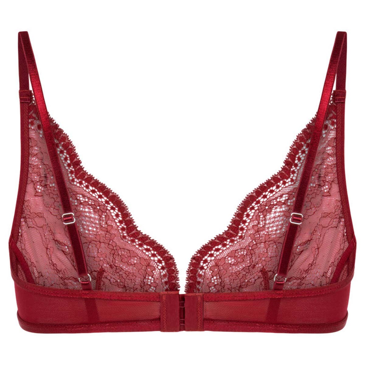 Hunkemöller Isabelle BH uden vattering, rød - 206365 - Tibetan Red - Tibetan Red