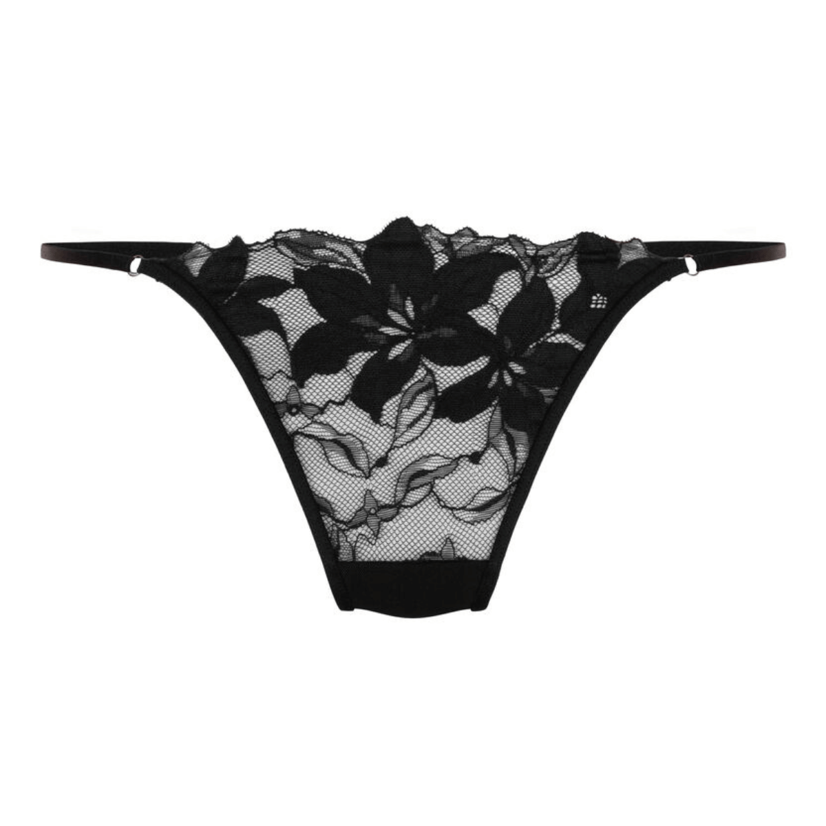 Hunkemöller Ingrid g-streng, sort - 300468 - Caviar - Caviar