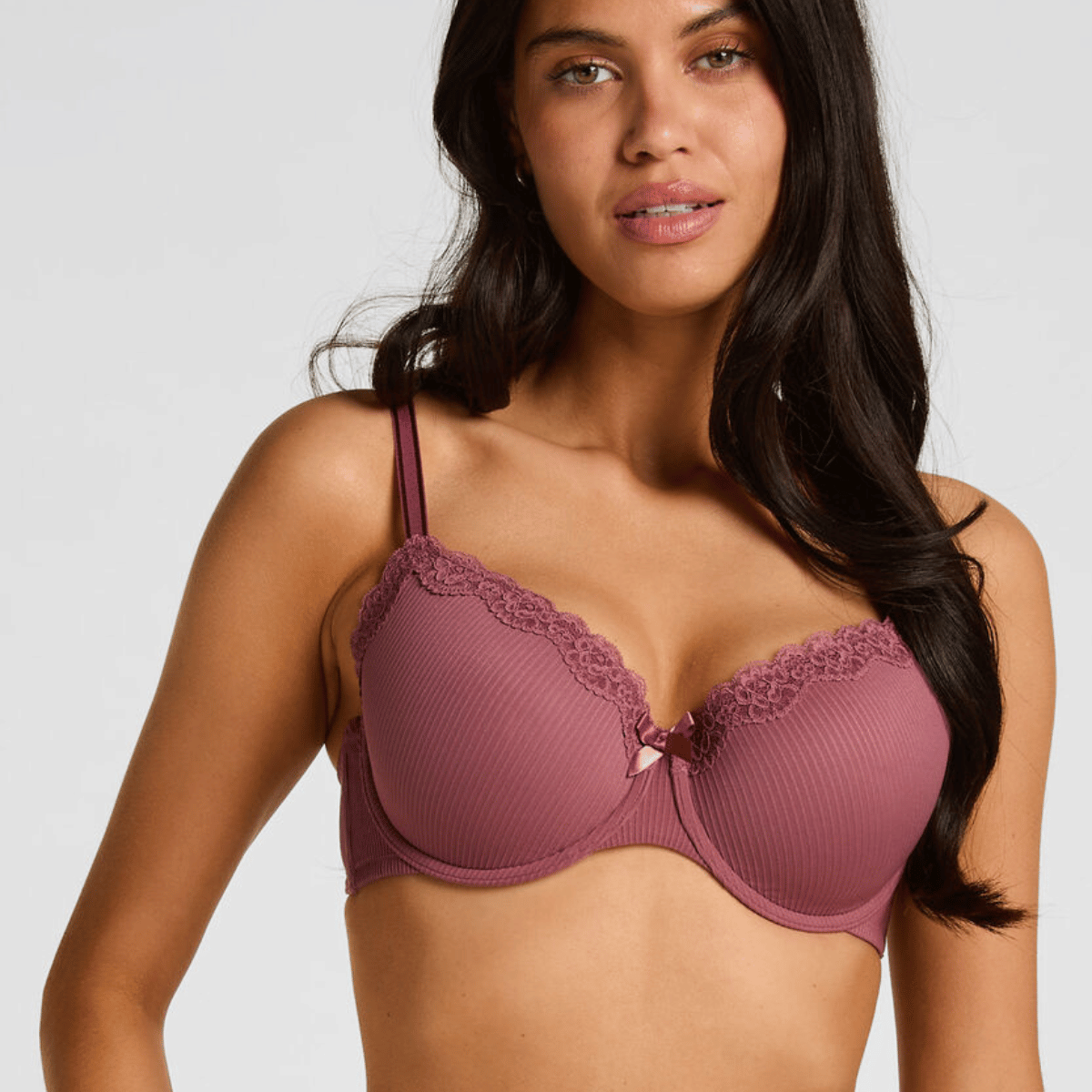 Hunkemöller Lola BH med bøjle, lilla - 305694 - Fig - Fig