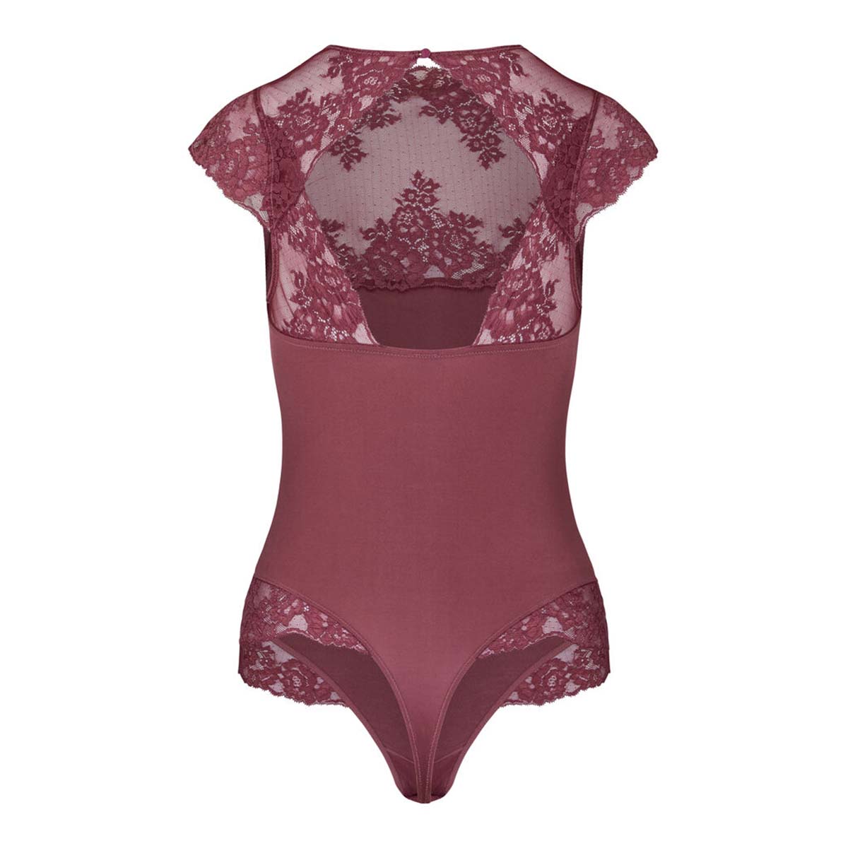 Hunkemöller Rosie bodystocking, rosa - 305943 - Renaissance Rose - Renaissance Rose