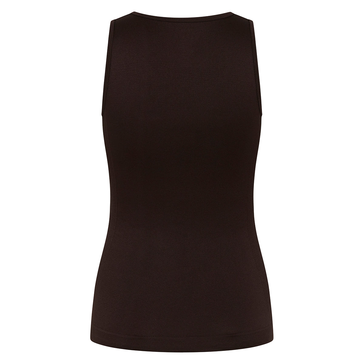 Zebdia Women Seamless tank - Black Coffee - 35015-8003