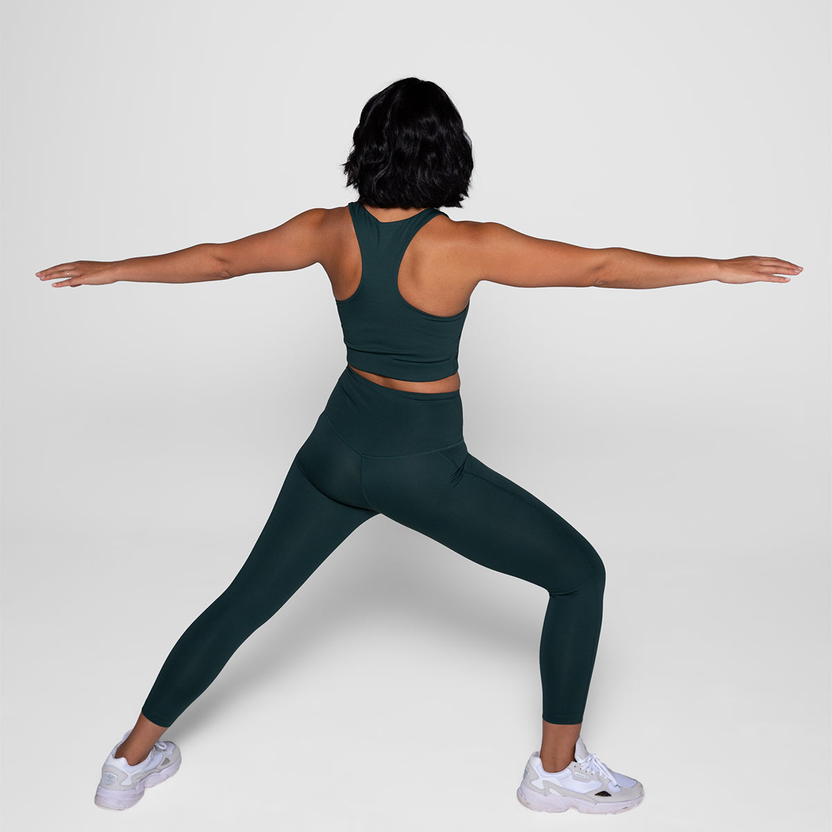 Girlfriend Collective Compressive high rise 7/8 - Moss - 4008-MOSS