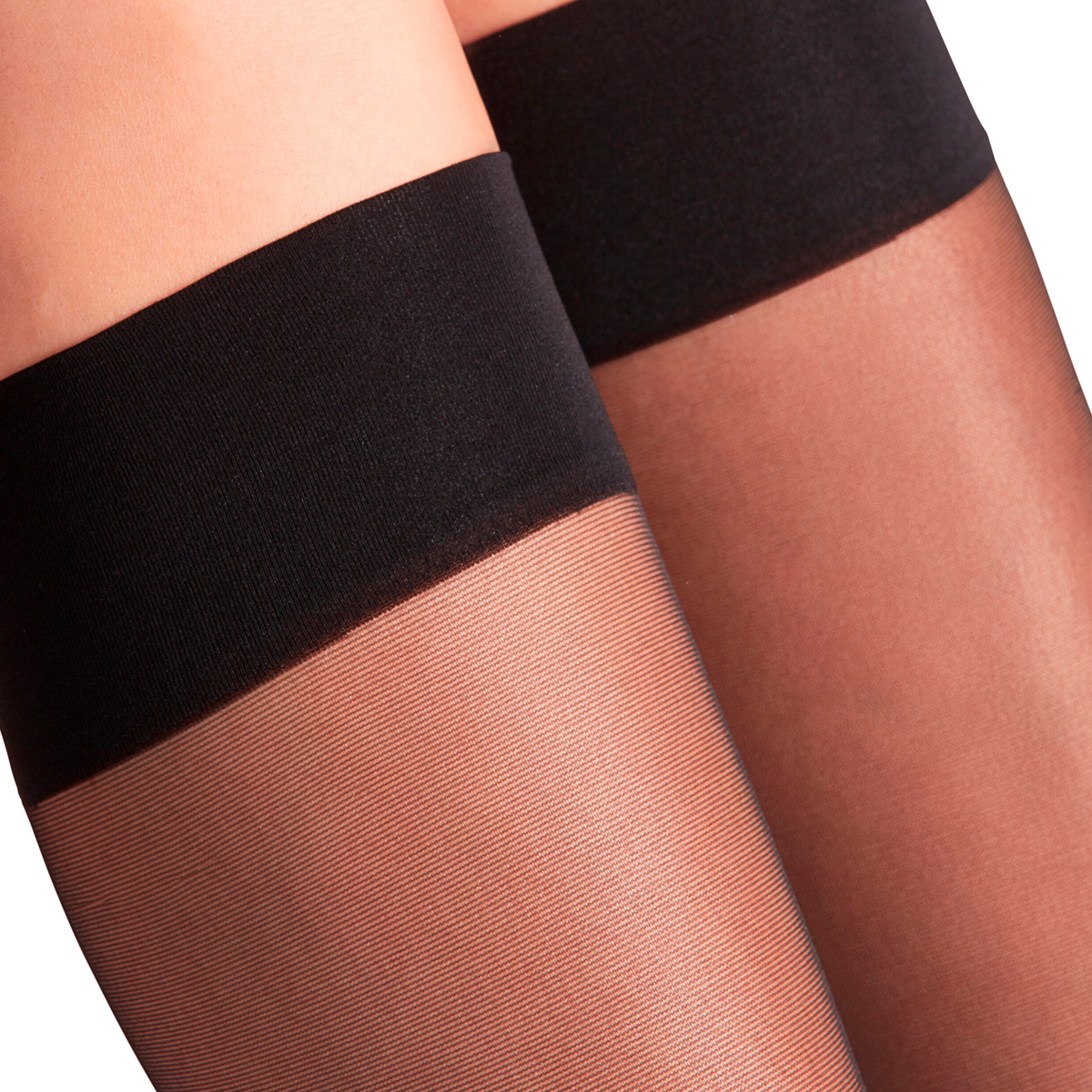 Falke Seidenglatt 15 Den Knee-High - Black - 41790-3009