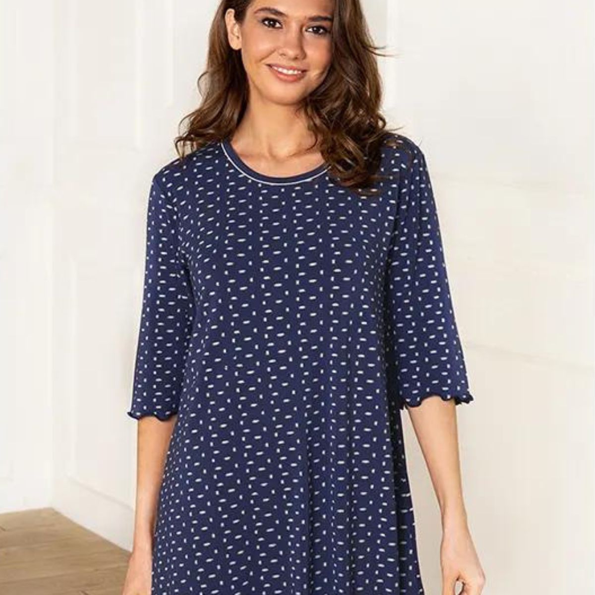 Lady Avenue Bamboo - Indigo/Camel - 81-1071-325