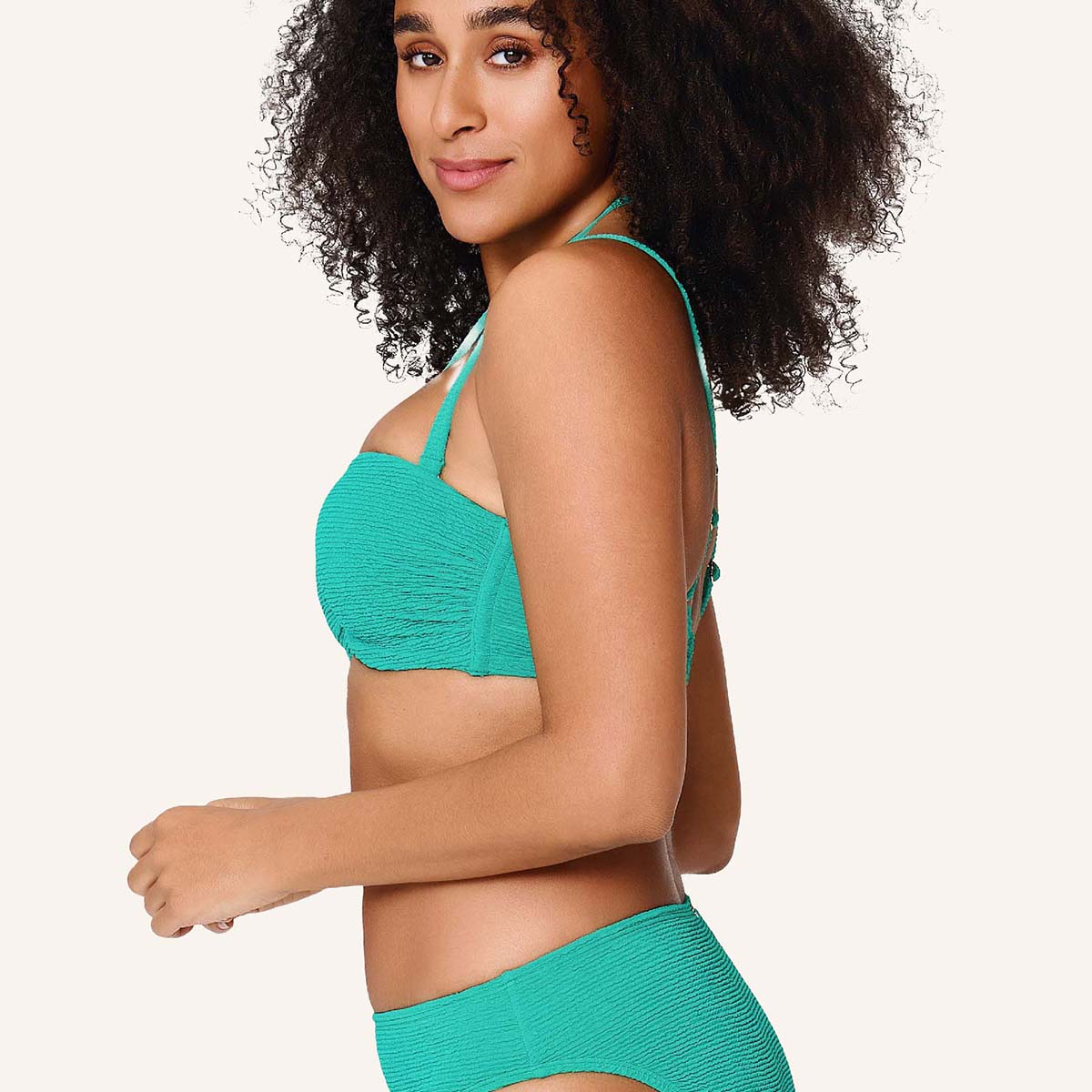 LingaDore Stand Out bikini top med bøjle, grøn - 8202BC - 342 - Deep Green