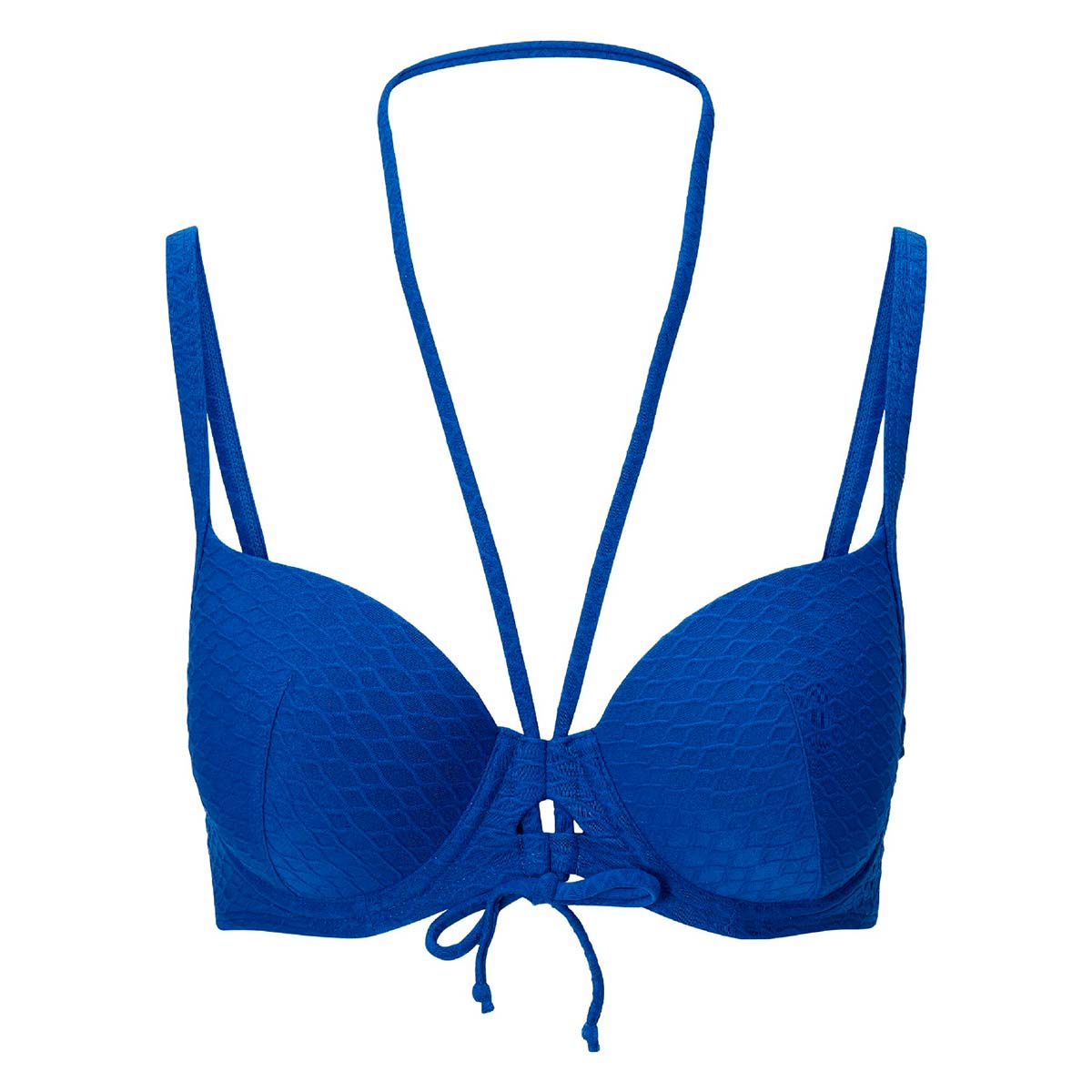 LingaDore Blue Crush bikini top med bøjle, blå - 8215BT - 09 - Blue