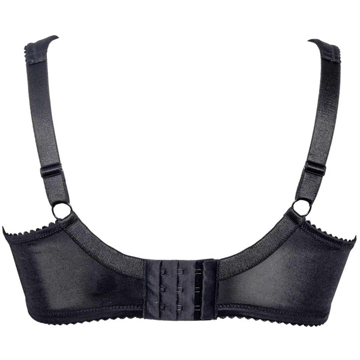 Plaisir Lisa BH med bøjle, sort - 1125 - Black - Black