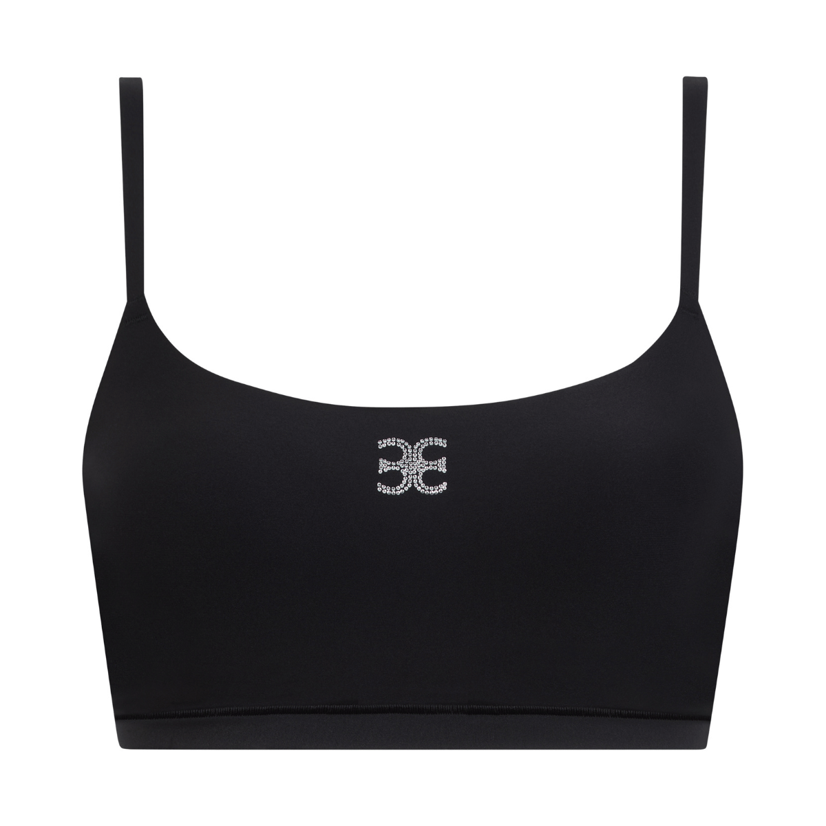 Chantelle Softstretch bralette BH, sort - C11D20 - E67 - Midnight Monogram