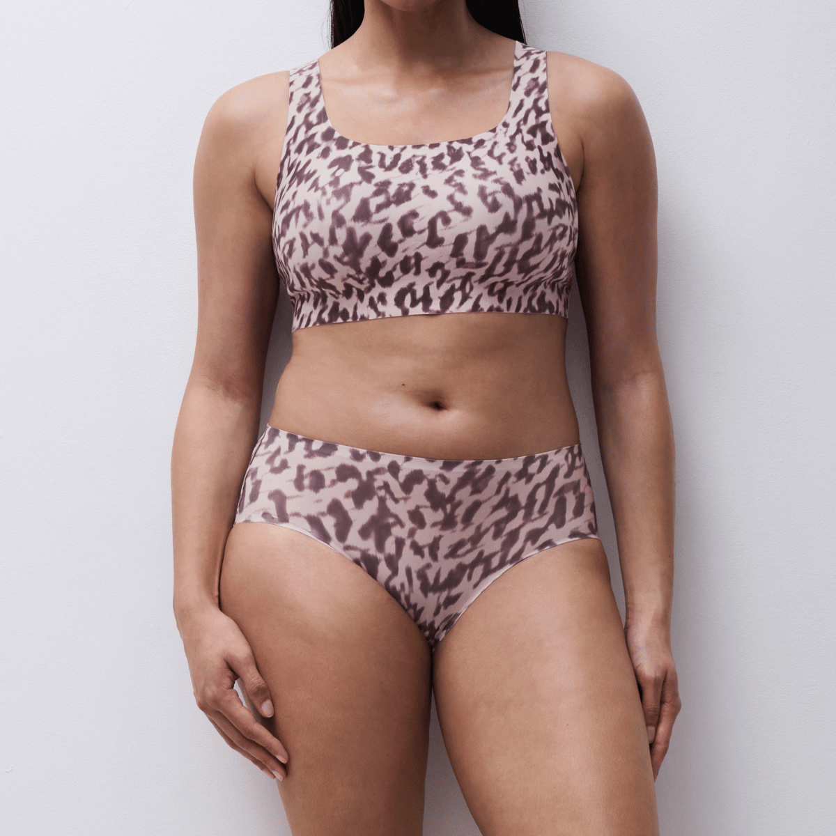 Chantelle SoftStretch hipster trusse, lyserød - C11D40 - E46 - Blurry Panther