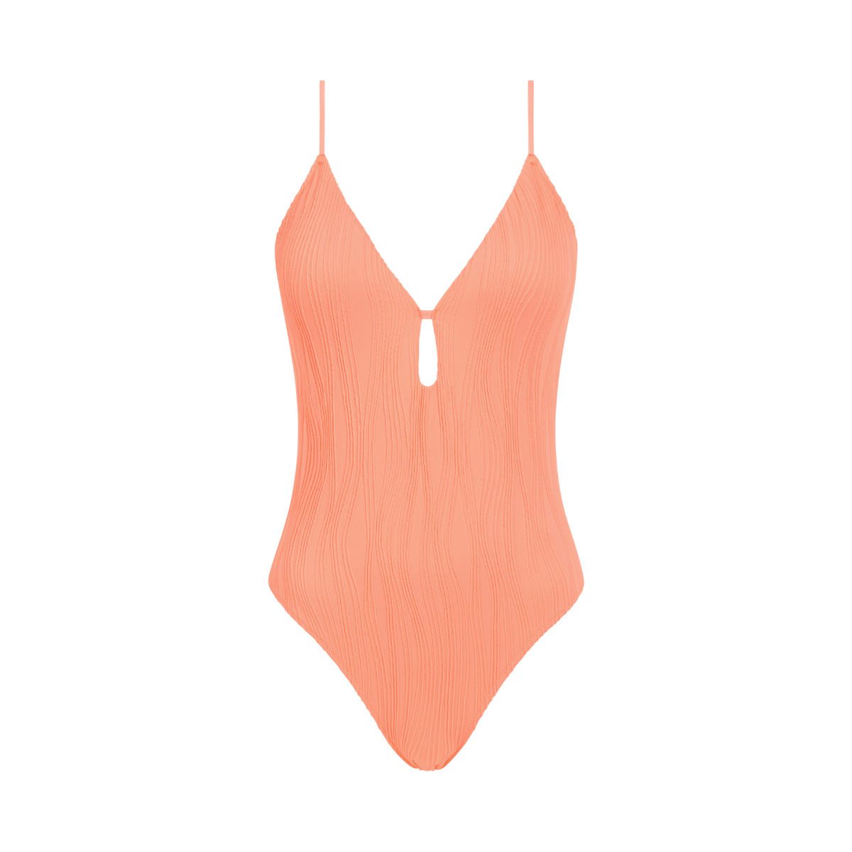 Chantelle Pulp Swim badedragt uden bøjle, orange - C12VUA - C76 - Bright Melon