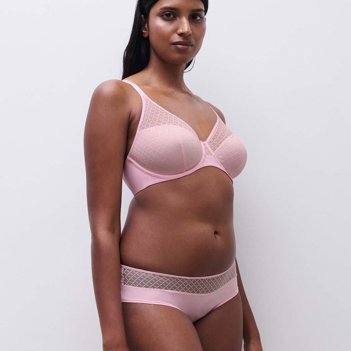 Chantelle EasyFeel Norah Chic full-cup BH, lyserød - C16M10 - 083 - Candy Pink