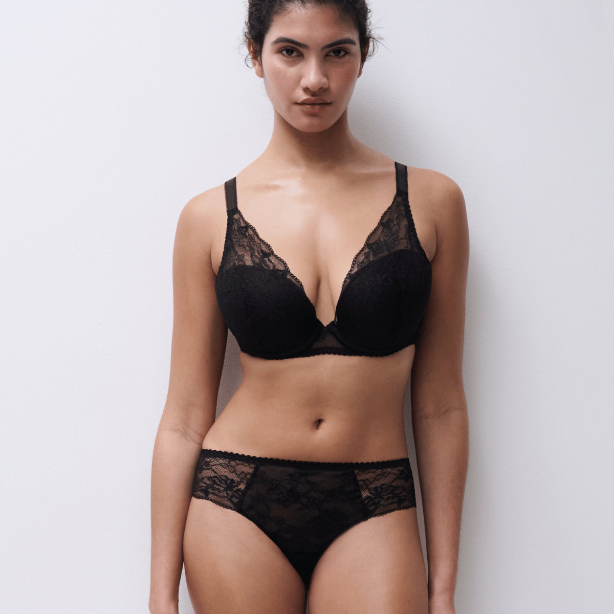 Chantelle Pulp Kiss plunge BH, sort - C1AMNA - 011 - Black