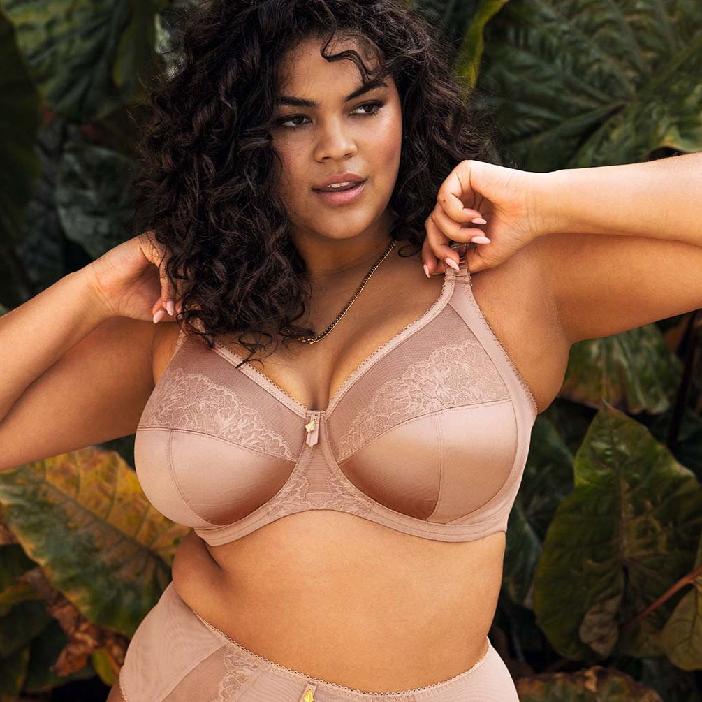 Elomi Cate Allure BH med bøjle, beige - EL302405 - SAH - Sahara