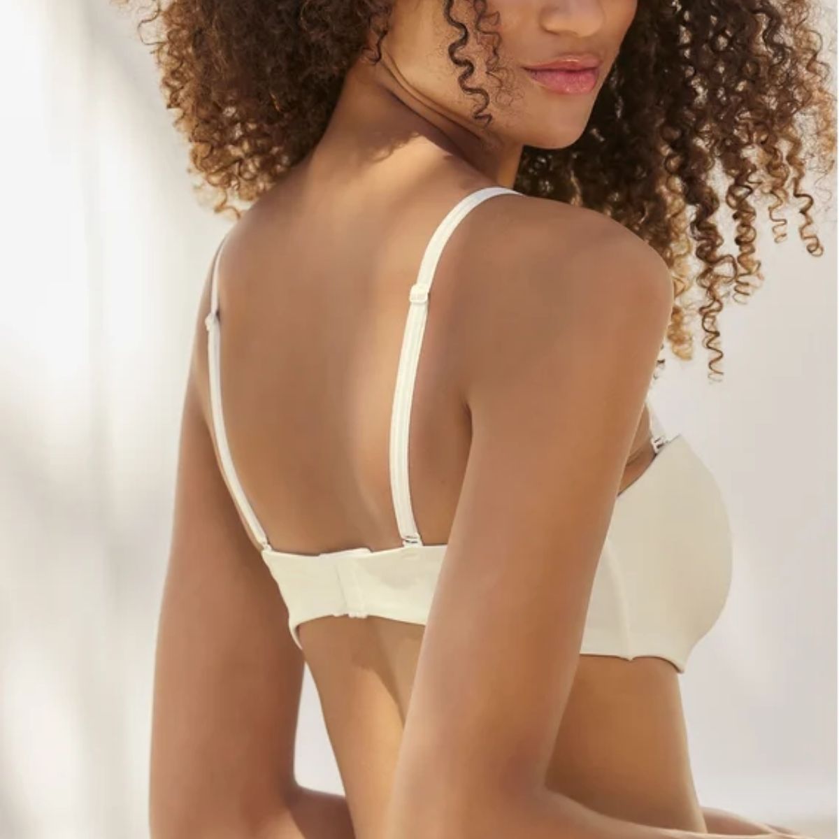 Lascana Perfect Basics BH med bøjle, creme - HO-112-SB - cream - Cream