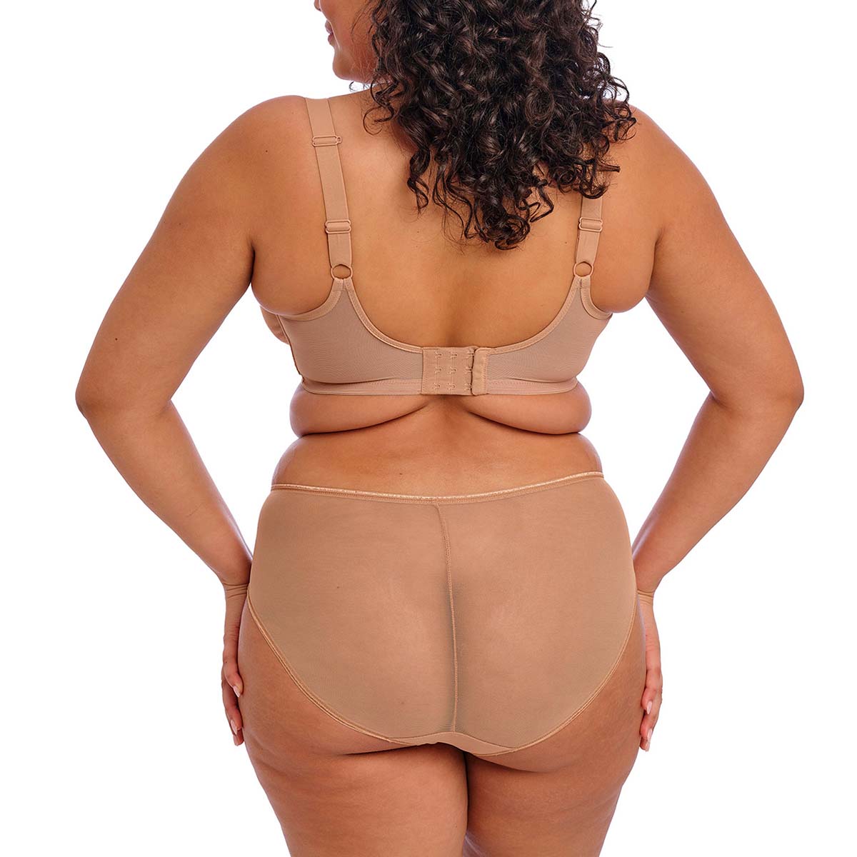 Elomi Matilda plunge BH, beige - EL8900 - CAT - Cafe Au Lait
