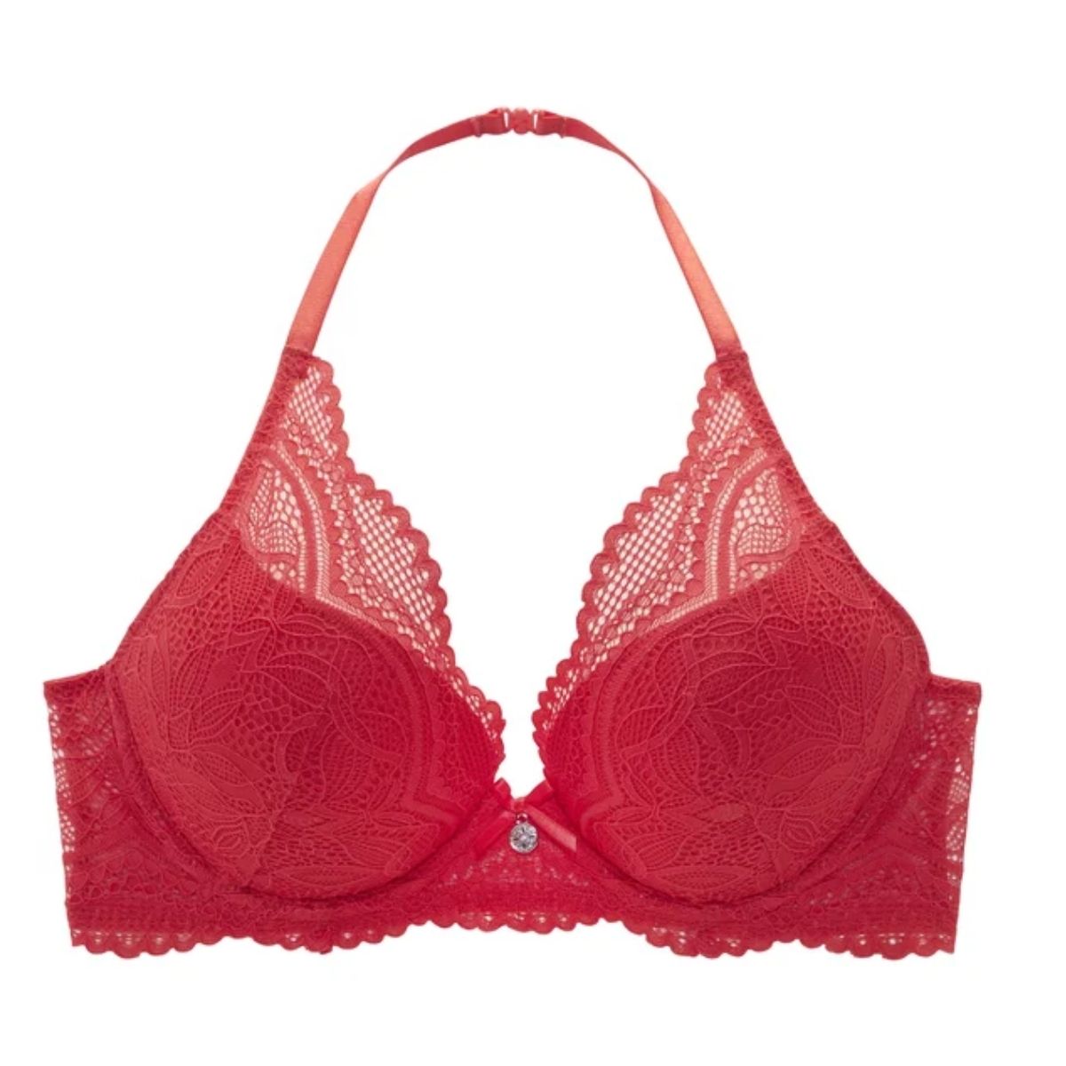 Lascana Nuance Vivianna push-up BH, rød - VA-66-PB - red - Red