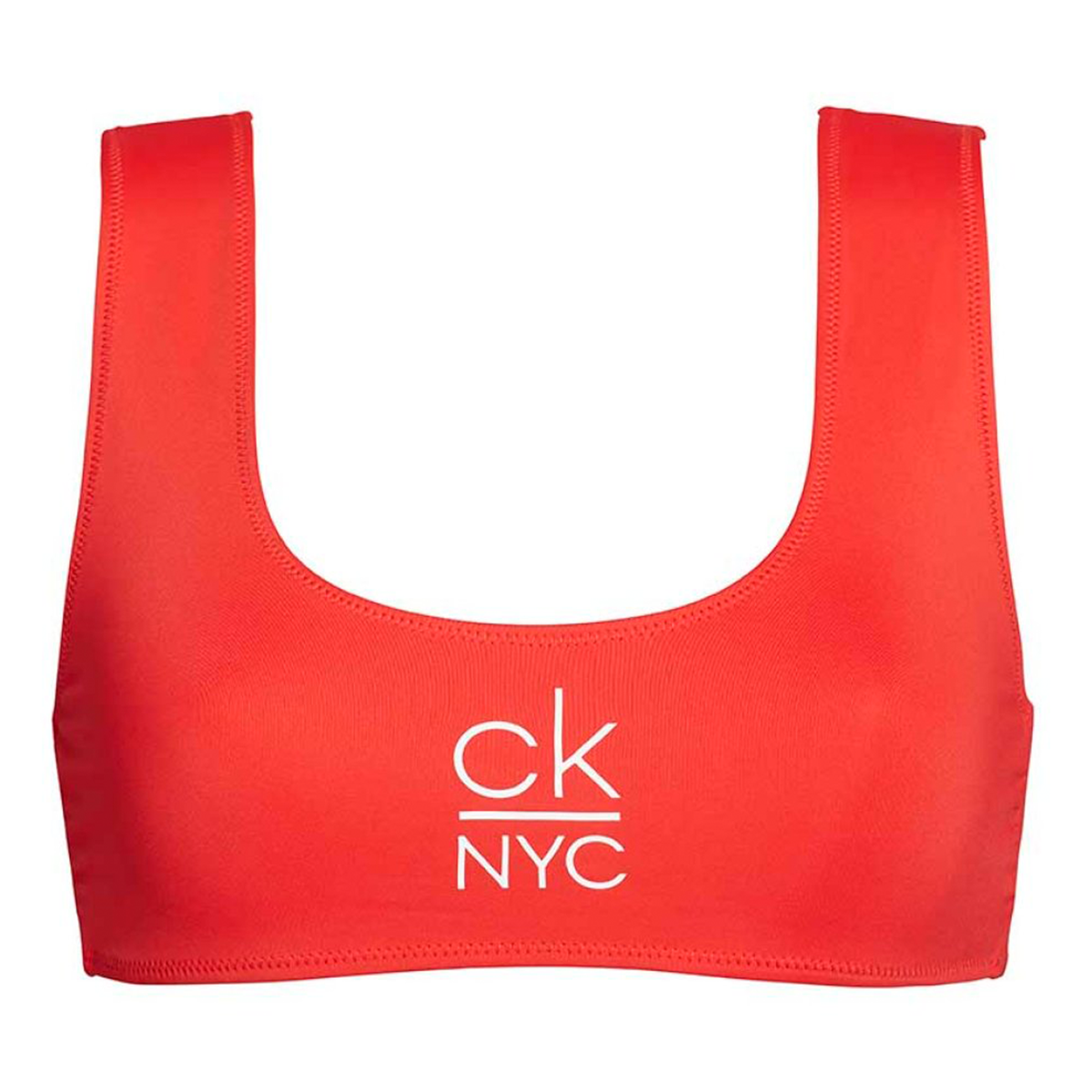 Calvin klein Bikini Bralette - High Risk Red - 00923-XBG