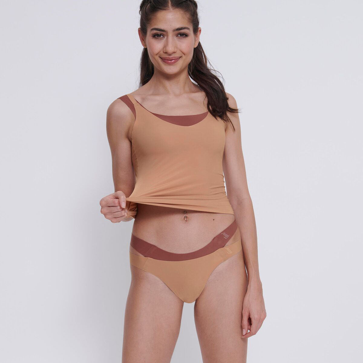 Sloggi Zero Feel 2.0 Spaghetti - Nostalgic Brown - 10217755-00CM