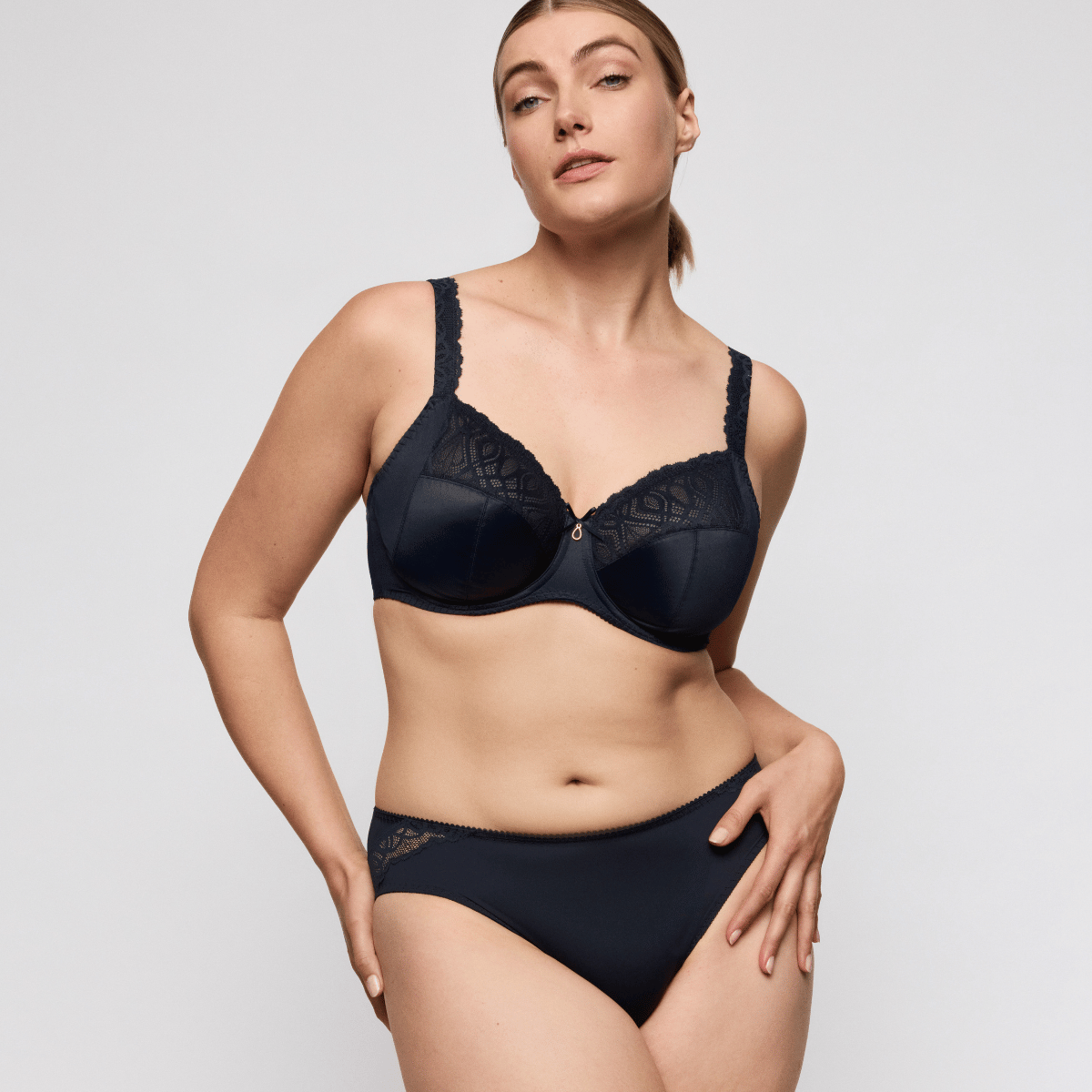PrimaDonna Salerno BH med bøjle, blå - 0163530-35 - MID - Midnight Blue