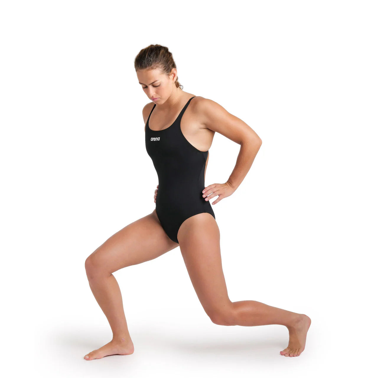 Arena Swim Pro badedragt uden bøjle, sort - 004760 - 550 - Black-White