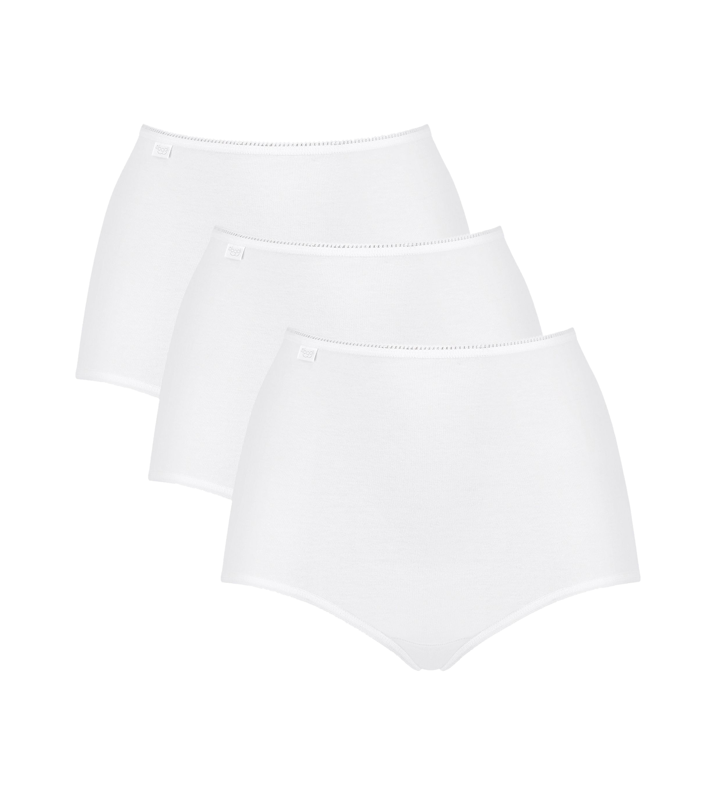 Sloggi 24/7 Microfibre 3-pak maxi trusse, hvid - 10180846 - 0003 - White