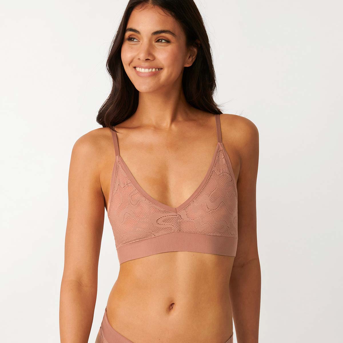 Sloggi Go Allround bralette top, lyserød - 10210986 - 6802 - Indian Summer