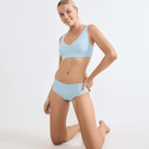 Sloggi Zero Feel 2.0 hipster trusse, lyseblå - 10217844 - 00KY - Light Blue
