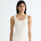 Sloggi Go Sense top, hvid - 10224660 - 00GZ - Silk White