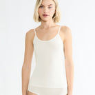 Sloggi Go Sense top, hvid - 10224705 - 00GZ - Silk White