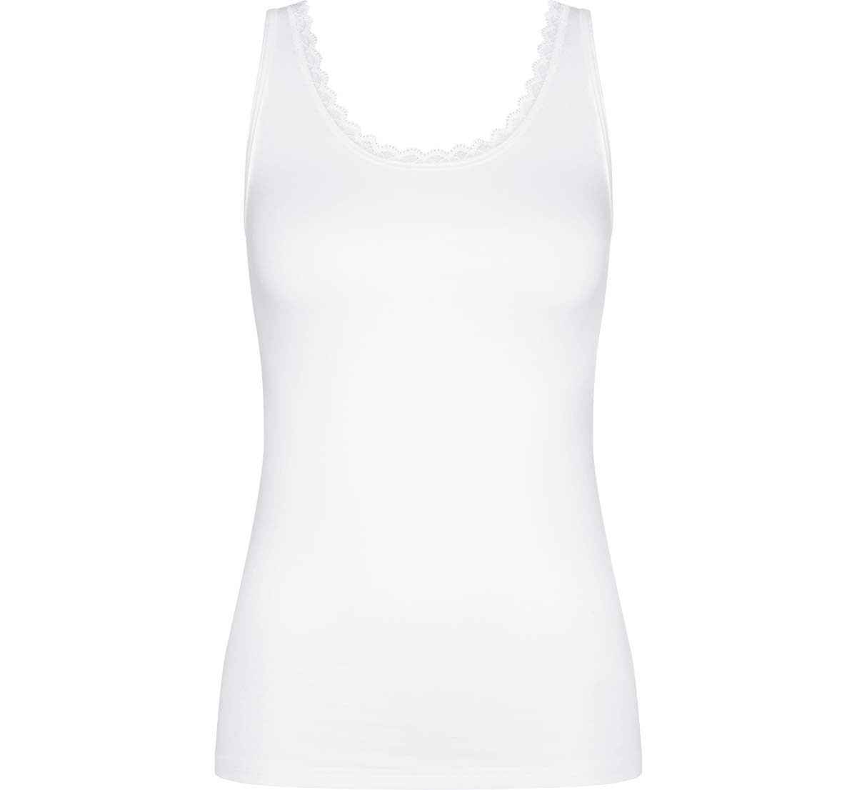 Triumph Feel Of Cotton Tank top, hvid - 10224975 - 0003 - White