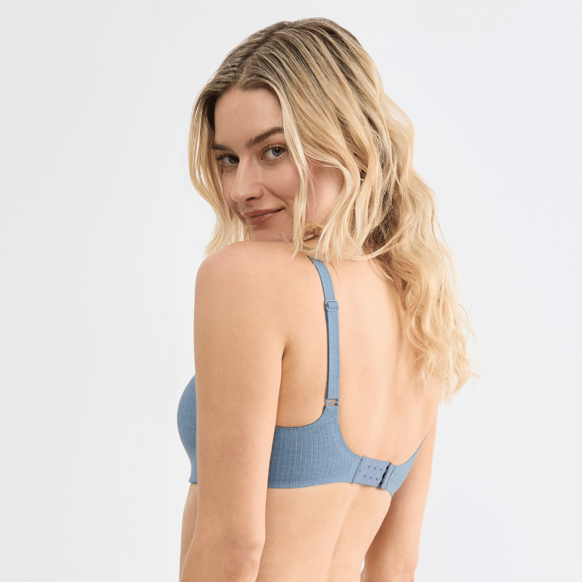 Sloggi Zero Feel Pure The Up push-up BH, blå - 10226693 - 6749 - Liberty Blue