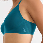 Sloggi Zero feel Pure BH top, blå - 10226703 - 6169 - Blue Coral