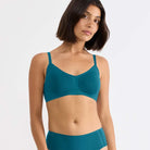 Sloggi Zero feel Pure BH top, blå - 10226703 - 6169 - Blue Coral