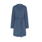 Triumph Comfort Allure morgenkåbe, blå - 10229168 - 7873 - Indigo Veil