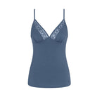 Triumph Comfort Allure top, blå - 10229178 - 7873 - Indigo Veil