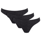 Sloggi Ultimate Sparkle 3-pak g-streng, sort - 10232034 - M014 - Black Combination
