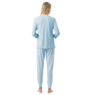 Mey Simple Stripes pyjamas, lyseblå - 1240112 - 1113 - Alice Blue