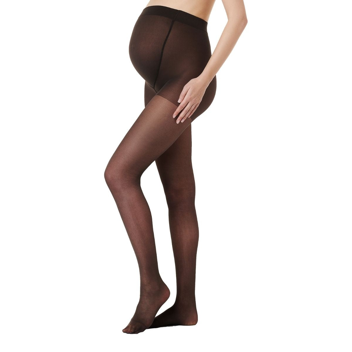 Noppies 2-pak 20 Denier graviditetsstrømpebukser, sort - 60N4517 - Black - Black
