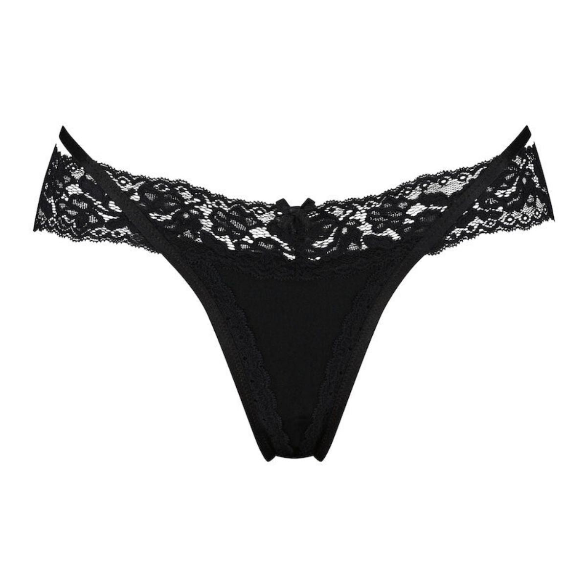Hunkemöller Elliena g-streng, sort - 194040 - caviar - Caviar