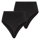 Mamalicious MLheal 2-pak graviditets g-streng, sort - 20020422 - Black/black - Black/black
