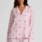 Hunkemöller natskjorte, lyserød - 304648 - PINK LADY - Pink Lady