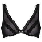 Hunkemöller Kat BH uden vattering, sort - 305603 - Caviar - Caviar