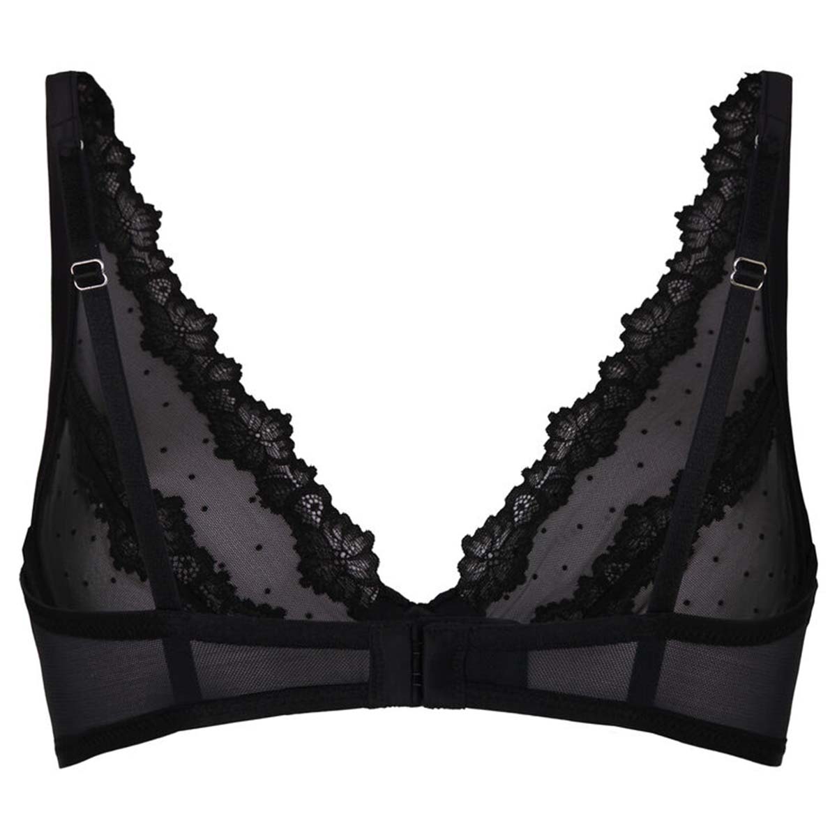 Hunkemöller Kat BH uden vattering, sort - 305603 - Caviar - Caviar