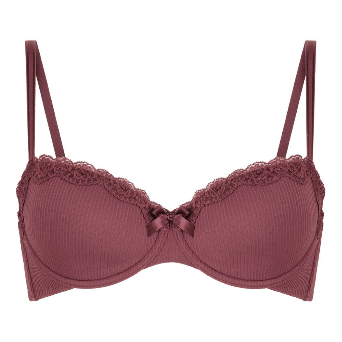 Hunkemöller Lola BH med bøjle, lilla - 305694 - Fig - Fig