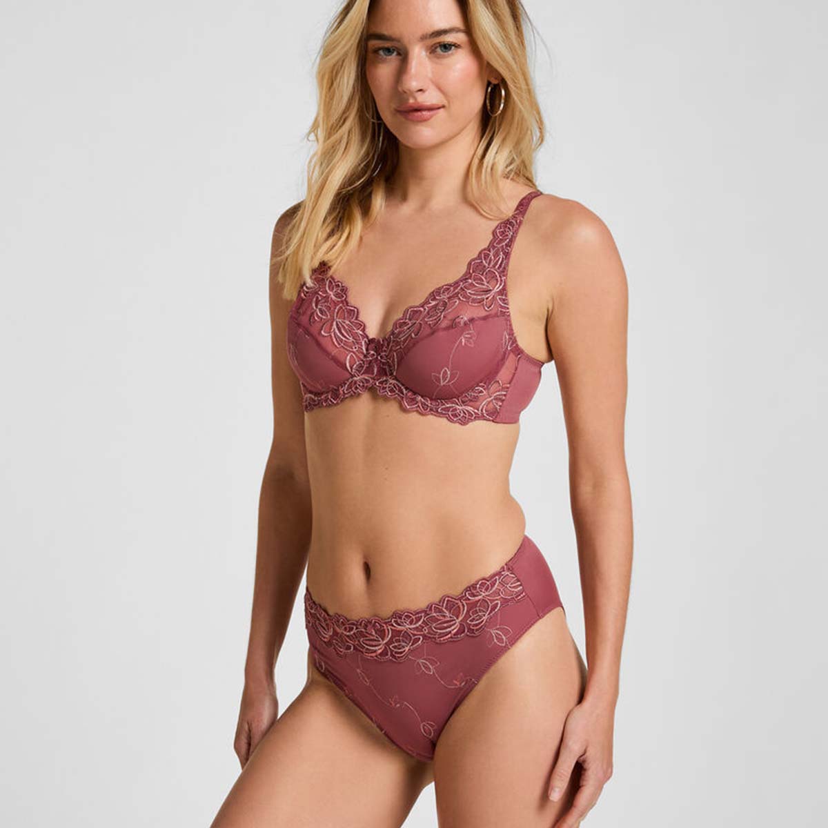 Hunkemöller Diva tai trusse, rosa - 305708 - Renaissance Rose - Renaissance Rose