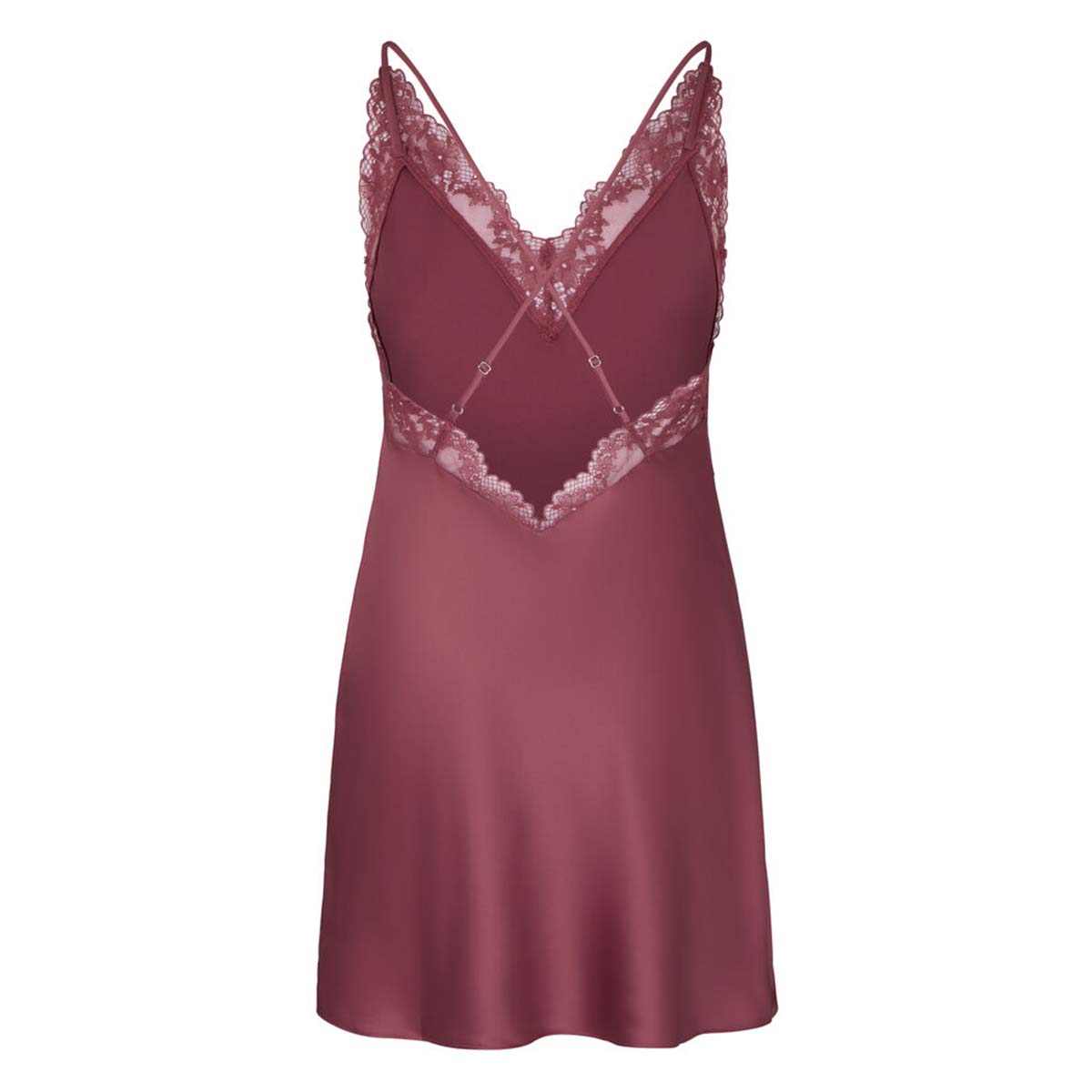Hunkemöller Naomi natkjole, rosa - 306158 - Renaissance Rose - Renaissance Rose